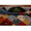 Tapis tribal à motif géométrique Gabbeh 5 x 8