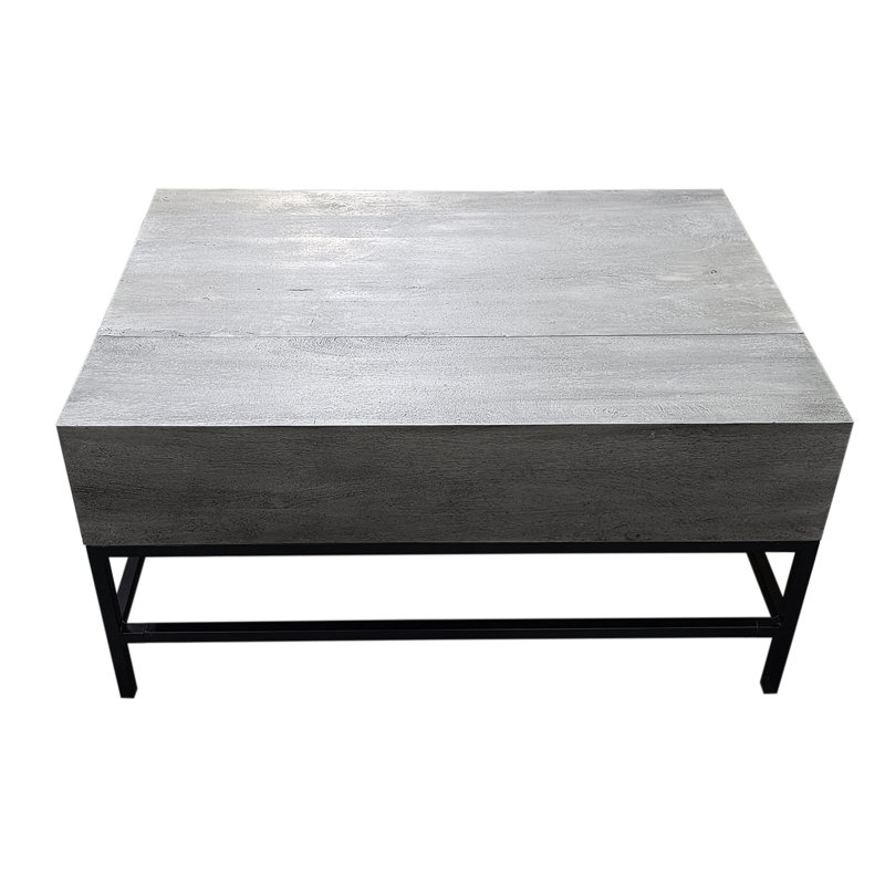 Gray Lift Top Coffee Table