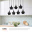 Luminaire suspendu pour îlot de cuisine 7 lumières Alexia-66310905