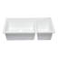 Évier de cuisine à double cuve en granite composite L 34 po x l 20 po-20524779