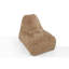 Brown Armless Faux Fur Gaming Bean Bag Chair