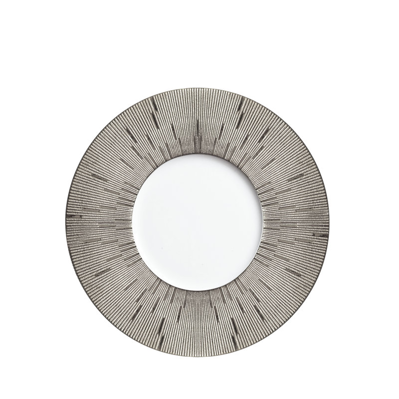 Infini Porcelain Bread And Butter Plate, Platinum