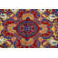 Tapis doré en laine noué à la main de conception unique 10 pi 4 po x 13 pi 7 po