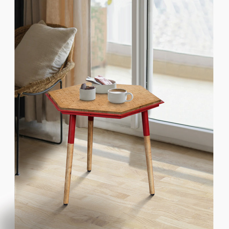 Table d'appoint 18 po Hexagon Illusion