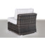 Ensemble de conversation de 6 pièces, aucun assemblage requis, en forme de L modulaire, coussins d’eau pour l'extérieur pour 4 personnes, conception réversible, construction résistante aux intempéries, lavable à la machine, table basse incluse