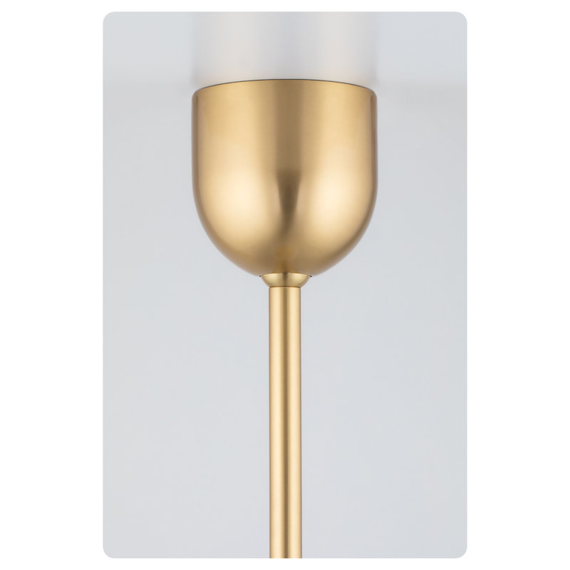 Burlington 1 Light Pendant - Aged Brass, 12" Diameter, Aged Brass