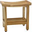 Sumba Shield Teak Shower Bench