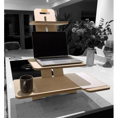 Wendelgard Adjustable Height Standing Desk Converter