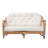 Capriles 52.25" Rattan Round Arm Loveseat