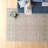 Amritpal Hand Loomed Wool And Cotton With Latex Geometric Rug-1346381696