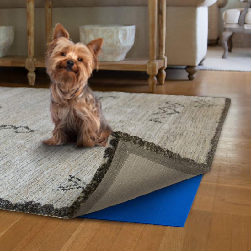 Plush Step Waterproof Aqua Rug Pad 0.13'' Thick, Soft Cushion, Rectangle 6' x 9'