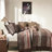 Full/queen Quilt With Red Color And Throw Pillows 5 Piece Soft Pillows, Bedding-119105165-119105163