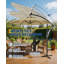 Parasol décalé de 10 pi avec lumières solaires-661793806