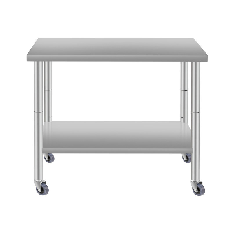 Commercial Work Table, 34" H x 36" W x 24" D