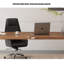 Sous-bureau de bureau en bois massif et acrylique transparent-1777858349