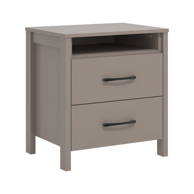 Allysyn 22.7" 2 Drawer Nightstand
