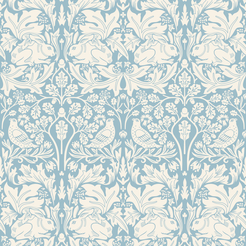 Padstow 10m x 50cm Matte Wallpaper Roll, Blue