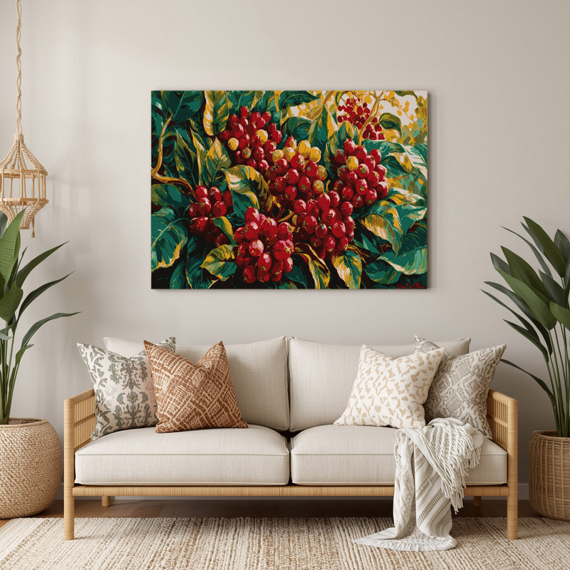 «Fruit Camu Camu», art mural en métal noir, H 11 po x l 14 po