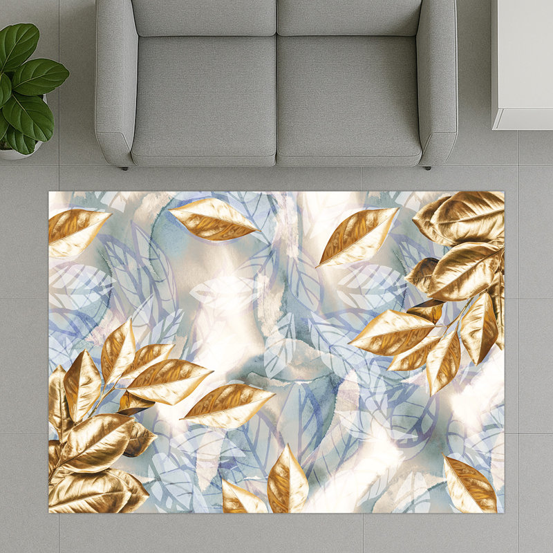 Floral Area Rug, Runner 70 x 140 cm