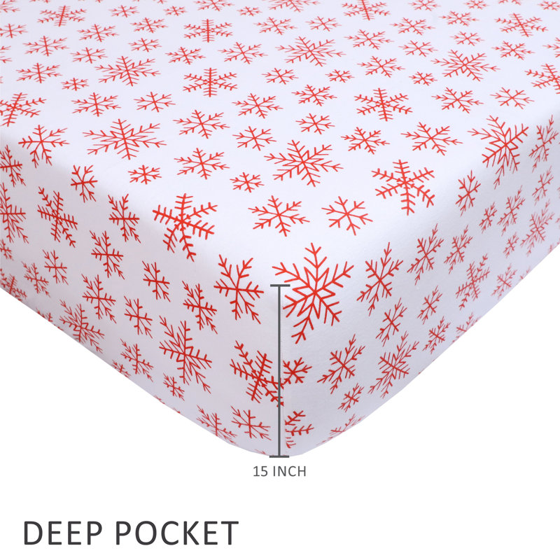 Flannel Geometric Sheet Set, Full/Double Sheet Set+1 Fitted Sheet+2 Pillowcase