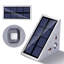 Éclairage de marche triangulaire à DEL à énergie solaire, éclairage d'escalier extérieur imperméable IP65, blanc chaud, ensemble de 4 pour escaliers, terrasse, patio et cour