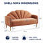 Causeuse standard en bois massif et manufacturé Billijo-423504587-423687089