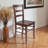 Alaina Modern Solid Wood Side Chair in Antique Walnut, 34.7'' H X 16.6'' W X 18.49'' D-900428702