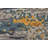 Casual Abstract, Gray/Yellow/Blue Area Rug-2005846701