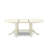 5 Piece Kitchen Table Set for 4 Includes an Oval Dining Room Table with Butterfly Leaf and 4 Solid Wood Seat Chairs, Linen White-1716318198