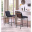 Lahni 17.75" Boucle Fabric Counter Height Chair