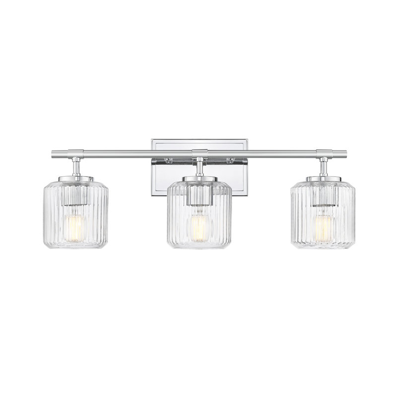 Meuble-lavabo 3 lumières Braggs, Chrome poli