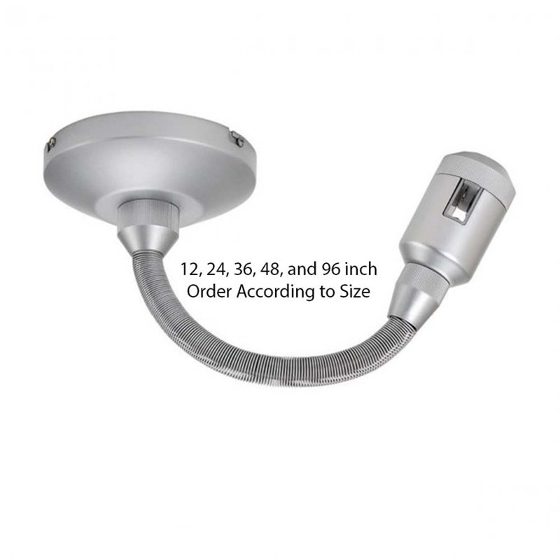 Alimentation par le plafond Flexrail1 ™, Platine, H 12 po x l 4,5 po x P 2,33 po