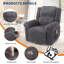 Fauteuil de massage électrique avec chaleur, massage, siège rembourré doux, dossier et accoudoirs-378266458