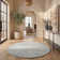 Almus Handmade Tufted Wool Silver Area Rug