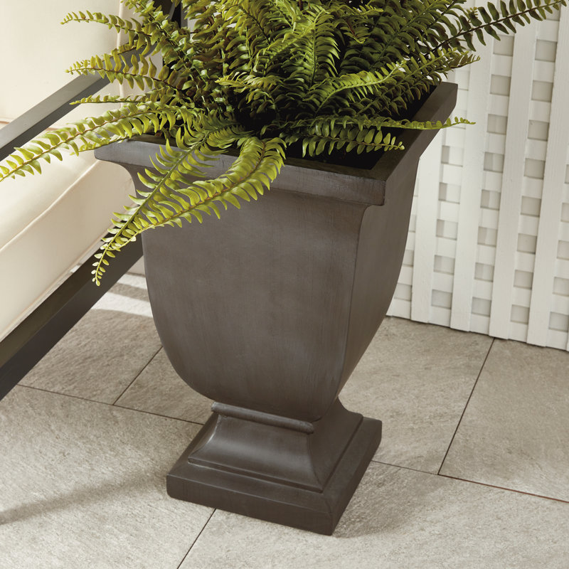 Beckett Concrete Composite Planter, 28.5"H x 20"W x 20"D