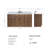 Tidworth 66'' Solid Wood Single Bathroom Vanity with 1.5'' Carrara Marble Top-119088805-121089479