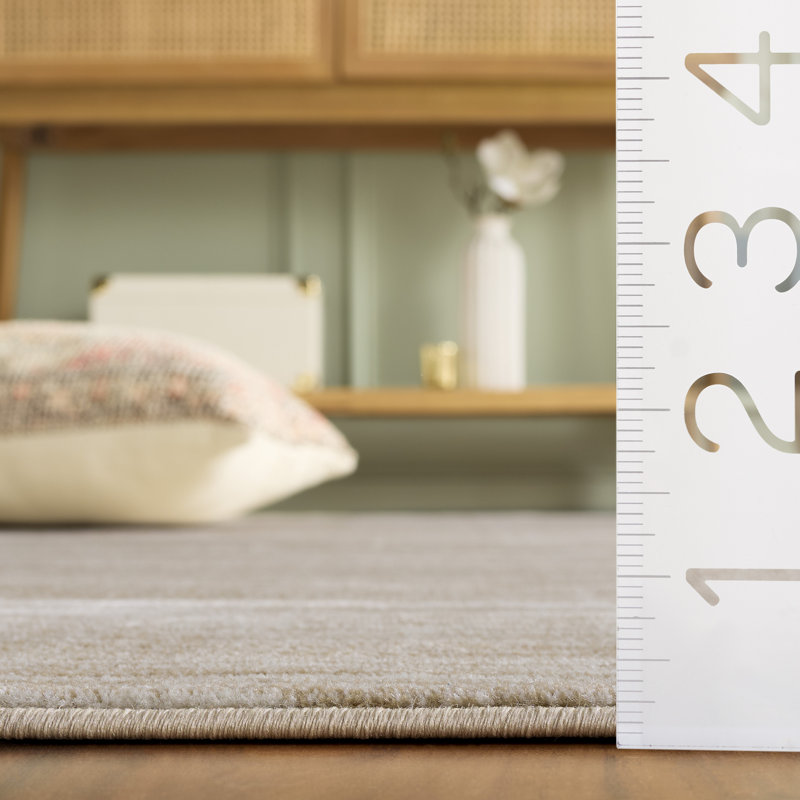 Tapis crème Aaishah, Carré 3 pi