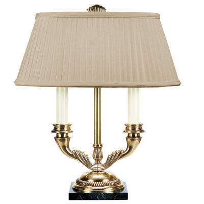 Trevor 20.5" Antique Brass/Black Table Lamp