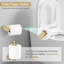 Ensemble de quincaillerie de salle de bain 5 pièces (ensemble de 5)-114018055