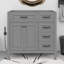 Meuble-lavabo de salle de bain 36 po sans lavabo Merax-441810907