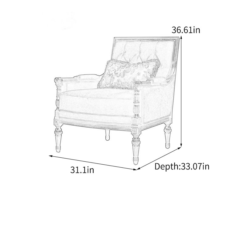 Fauteuil de loisir en velours sculpté, Vert