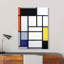 Composition With Red, Black, Yellow, Blue And Grey by Piet Mondrian - Wrapped Canvas Painting-623206676