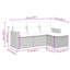 Ensemble de canapé de jardin Vidaxl-114237238