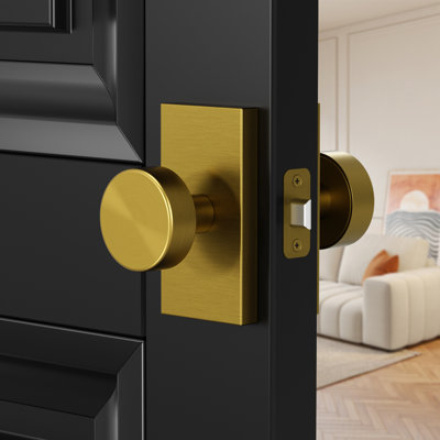 Coolnews Modern Grace Series Metal Passage Door Knobs