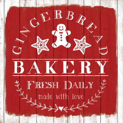 Gingerbread Bakery - Wrapped Canvas Print