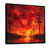 Black Floater Framed