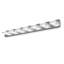 Luminaire de salle de bain 45 lumières à DEL 45 po en chrome moderne, abat-jour carré en acrylique pour éclairage de salle de bain, miroir-1223581628