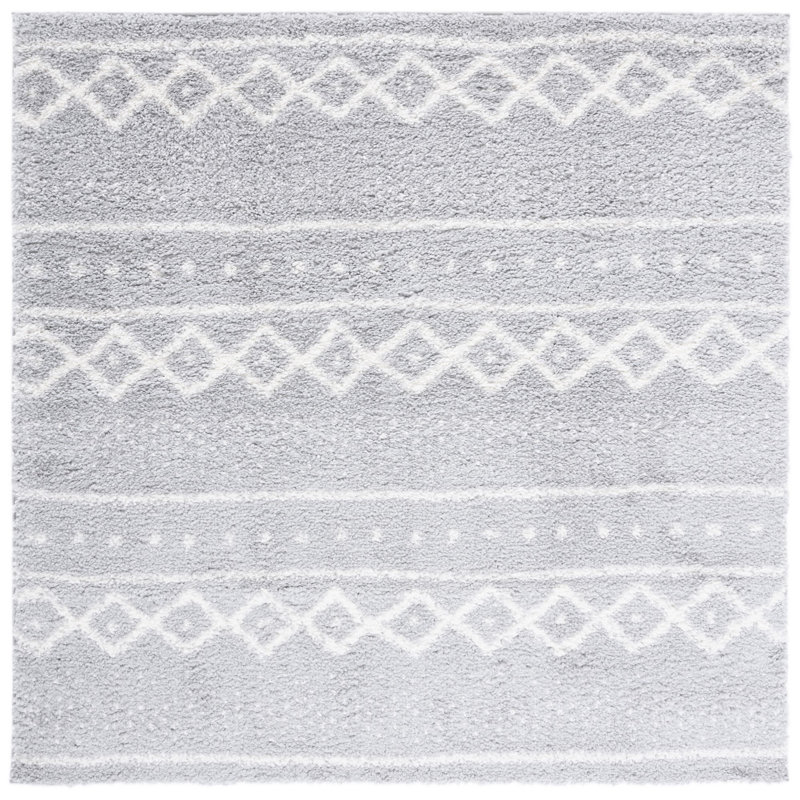 Gonvick Shag Performance Southwestern Rug, Square 6'7"