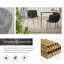 Chaise d'appoint rembourrée en velours Evanni-333893682-316044271