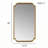 Rounded Rectangle Fluted Wall Mirror